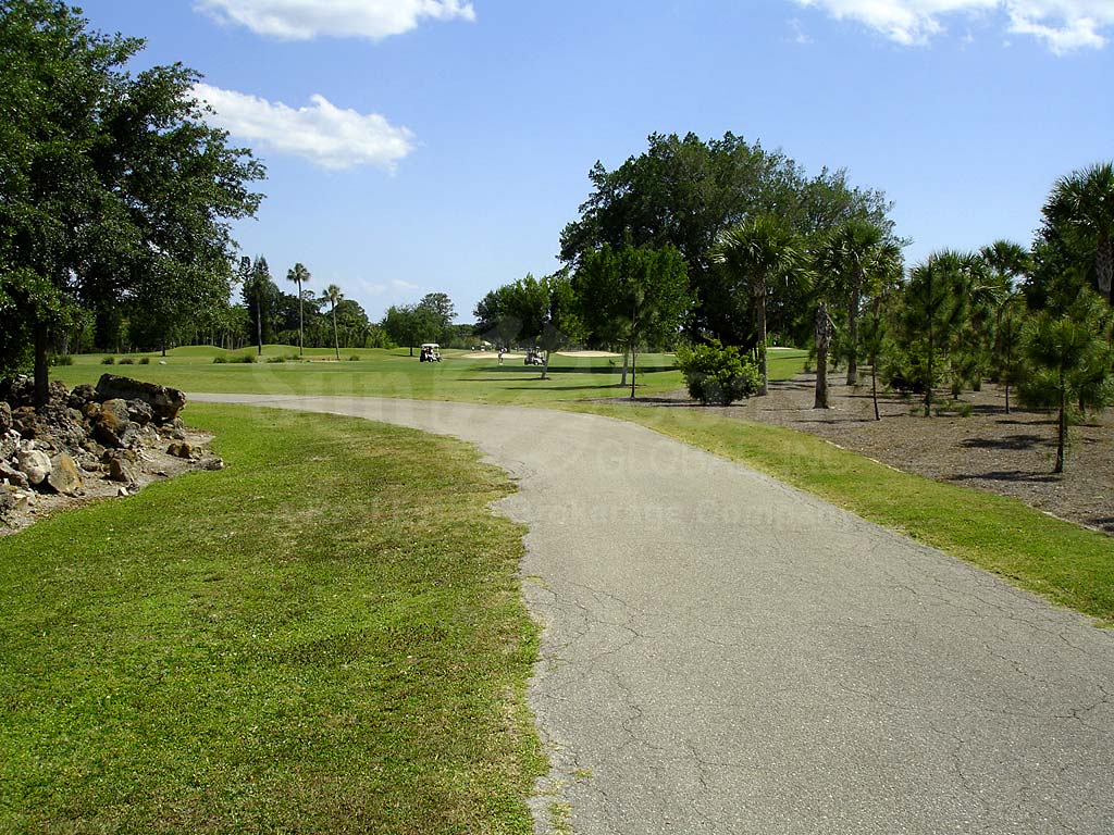 Cypress Lake Country Club Condos Walkway